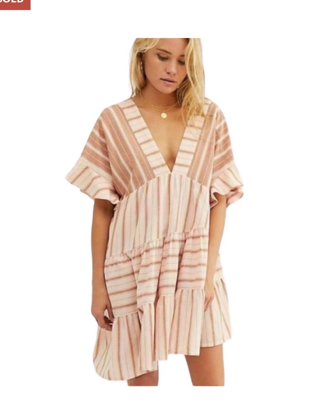 Free People Everyday Living Stripe Tunic Dress